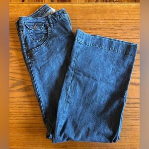 Women's Blue Flare & Wide Leg Jeans